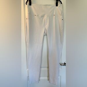Ruby Ribbon White Jean Legging Jeggings Size XXL EUC